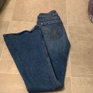 Hollister Blue Straight Leg Jeans Classic Denim